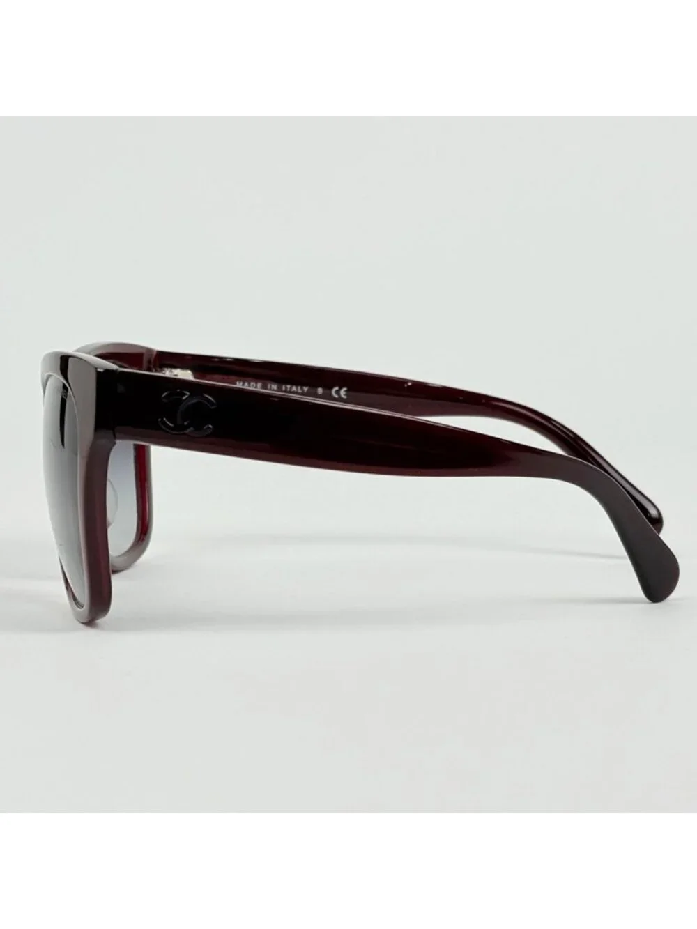 Chanel Sunglasses CC Logo Gradient Eyewear Acetate Bordeaux